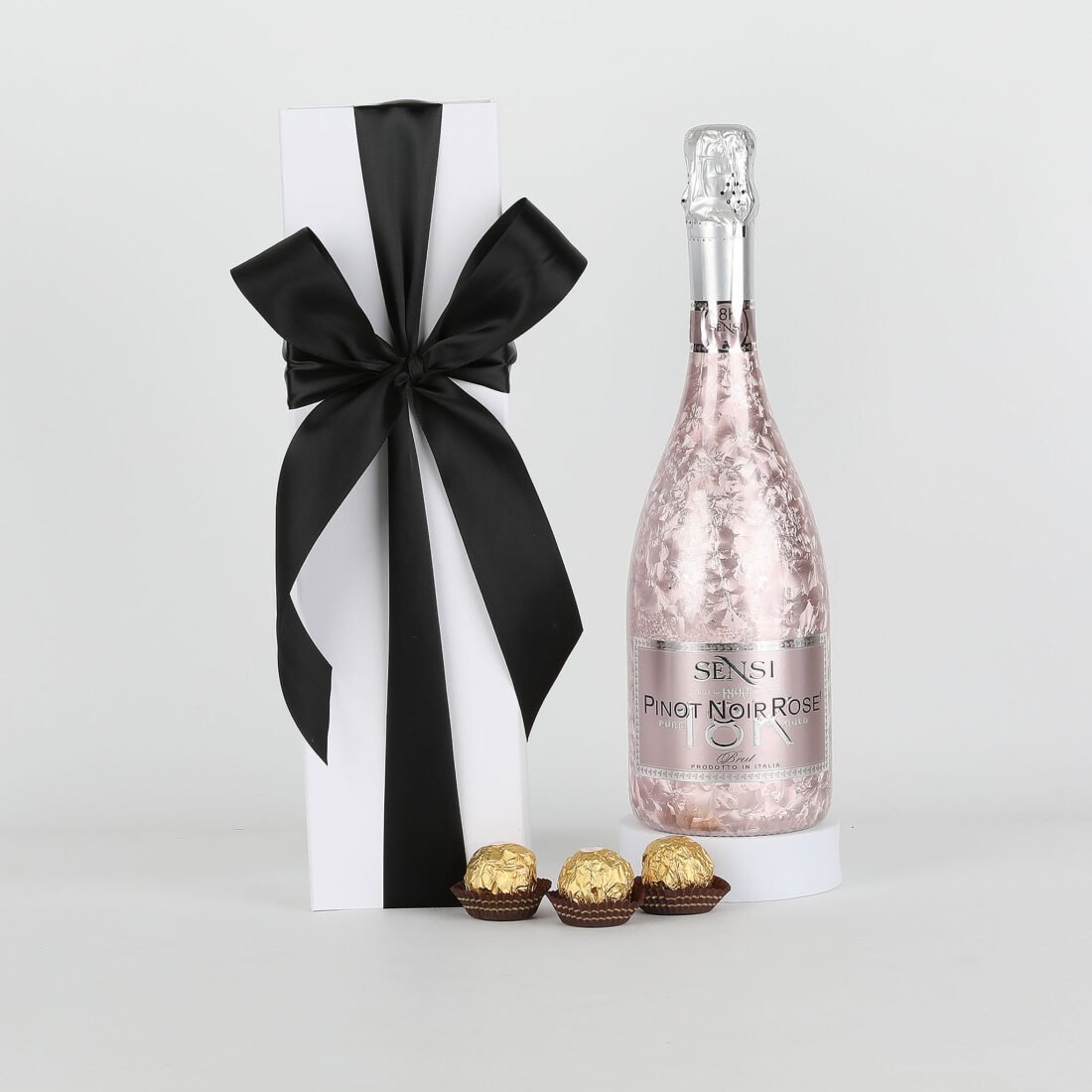 Sensi 18k Gold Pinot Noir Rose Gift box