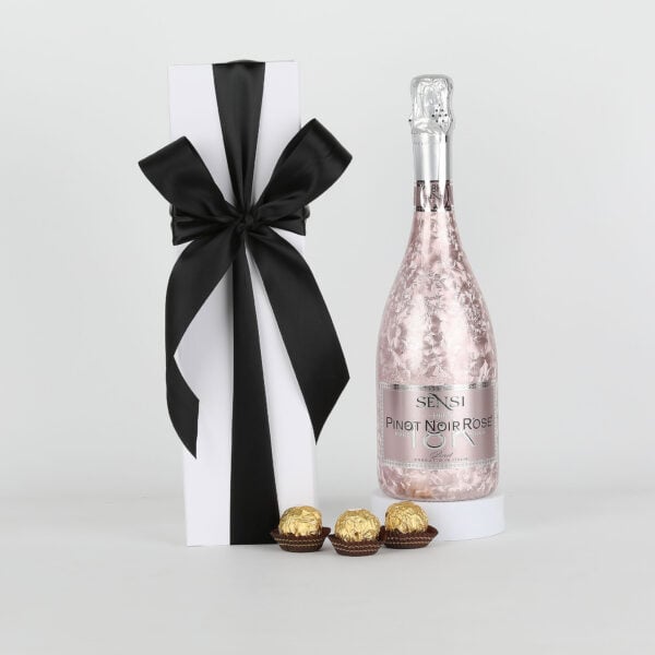 Sensi 18k Gold Pinot Noir Rose Gift box