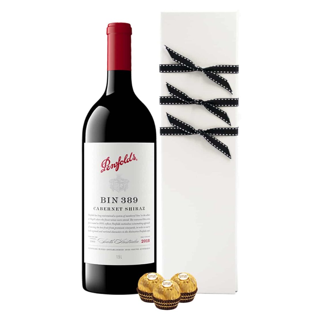 penfolds Bin 389 shiraz Cabernet - white