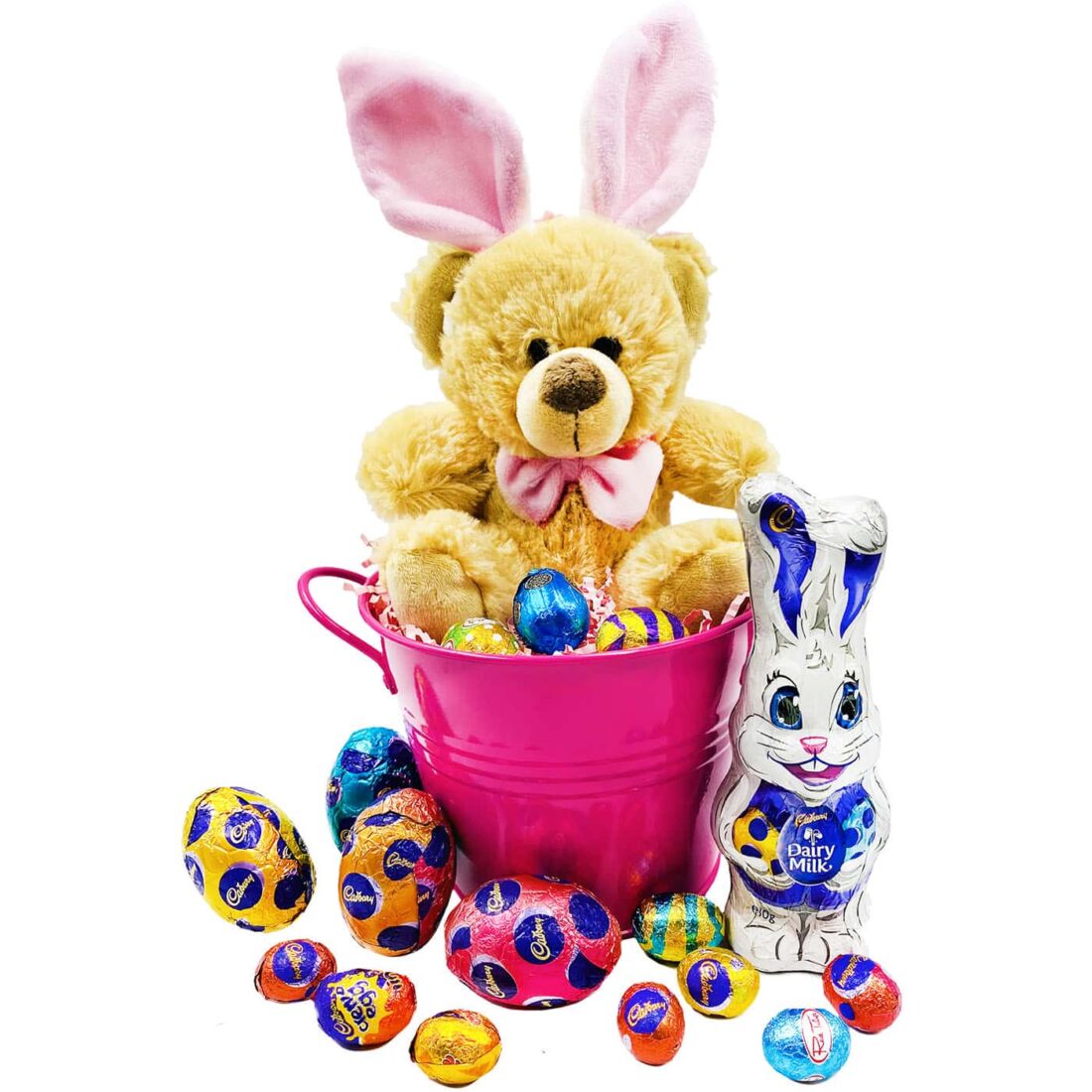 buddy bear easter gift pink