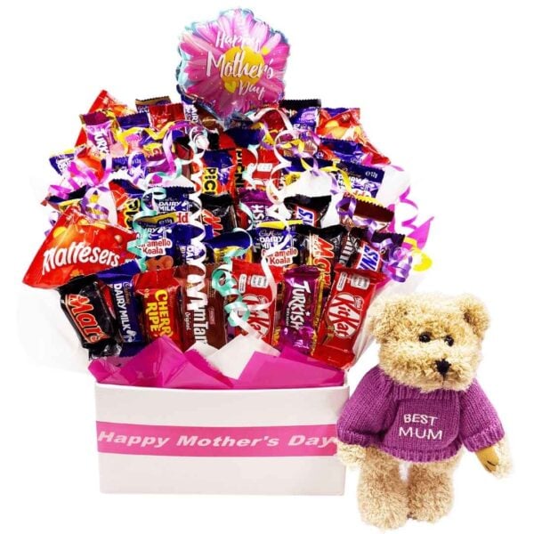 Mother's Day Chocolate Bouquet with Bear