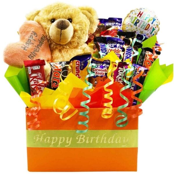 Happy Birthday Chocolate Bouquet - Orange
