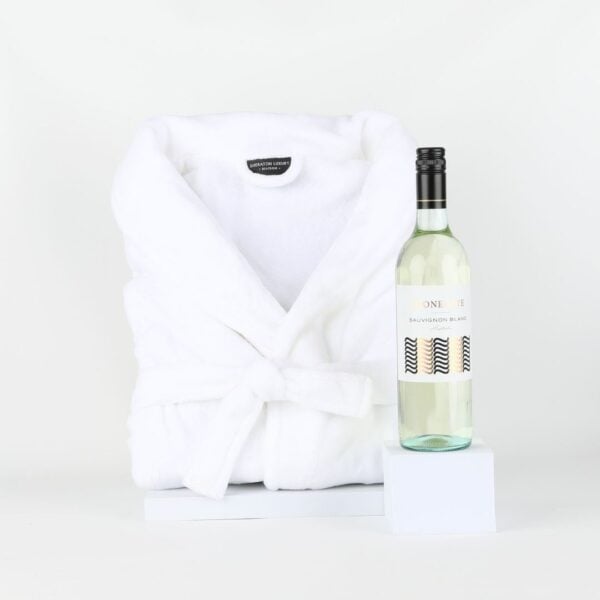 Bathrobe & Wine Gift