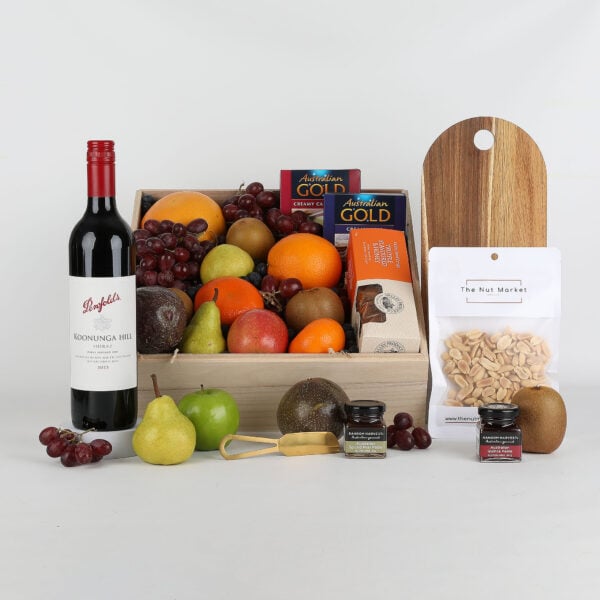Fruit Basket & Red Wine
