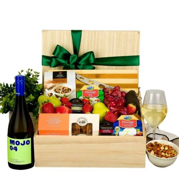 MOJO White Wine & Fruit Basket