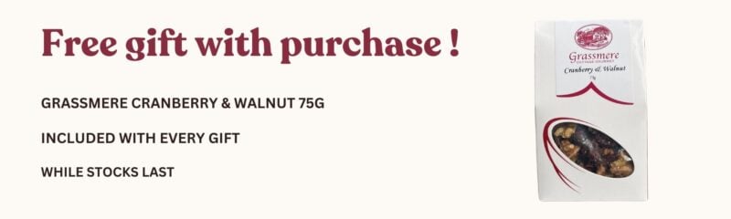 Free Gift With Purchase - Grassmere Cranberry & Walnut 75g.