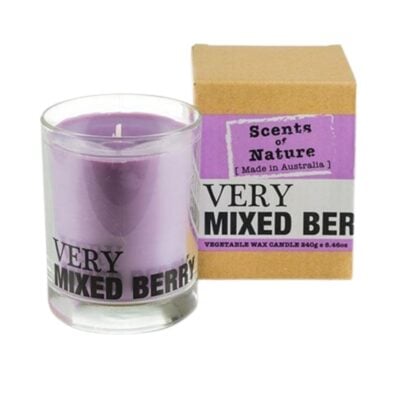 Scents of Nature Very Mixed Berry Candle 240g
