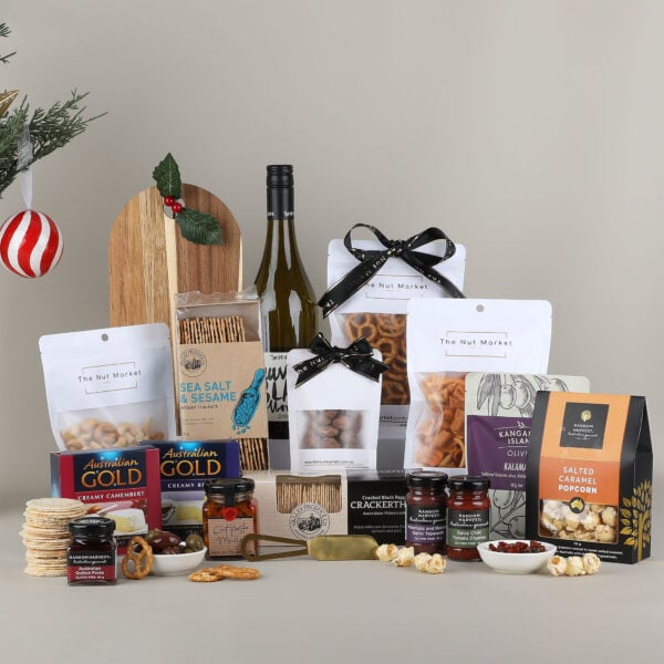 Deluxe Christmas Wine & Cheese Hamper - The People's Sauvignon Blanc